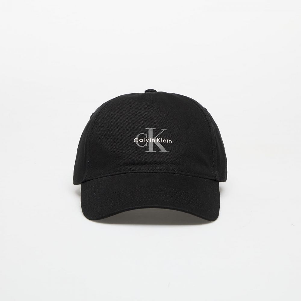 Šiltovka Calvin Klein Jeans Monologo Printed Baseball Cap Black Universal