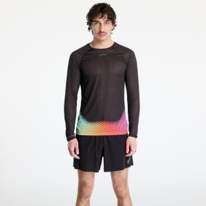 Tričko SOAR Running Men's Race Base Layer T-Shirt Black/Rainbow Dot M