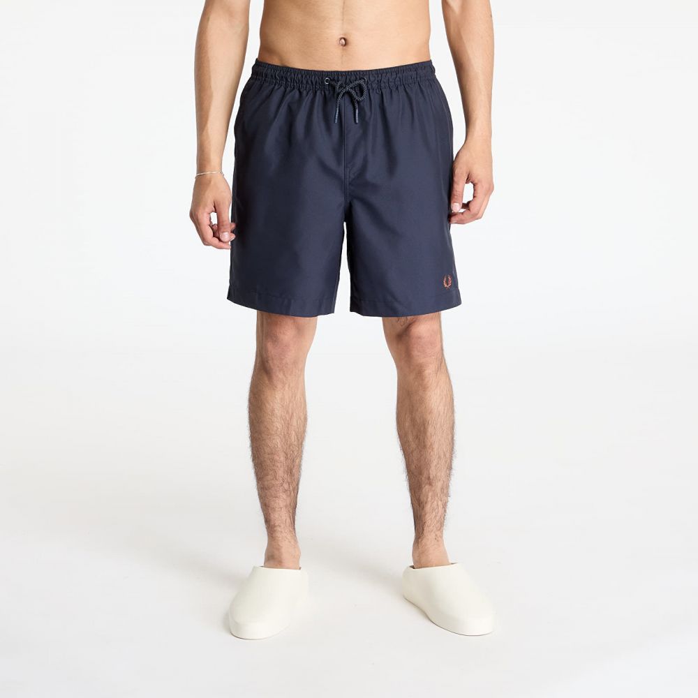 Plavky FRED PERRY Classic Swimshort Navy/ Cinnamon L