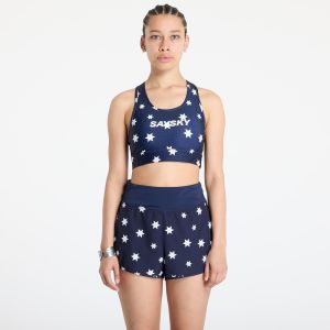 SAYSKY W Star Combat Sports Bra Blue/ White Aop S