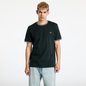 Tričko FRED PERRY Twin Tipped T-Shirt Nghgrn/ Lecr/ Olmn M
