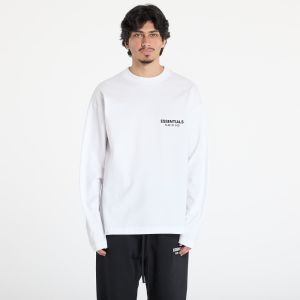 Tričko Fear of God Essentials Classic Fit Long Sleeve Tee Bright White M