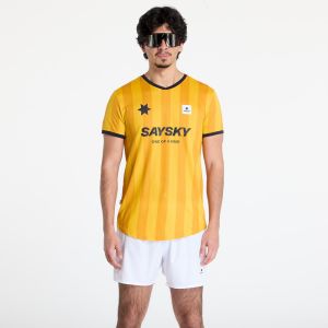 Tričko SAYSKY Stripe Combat T-Shirt Yellow Aop XL
