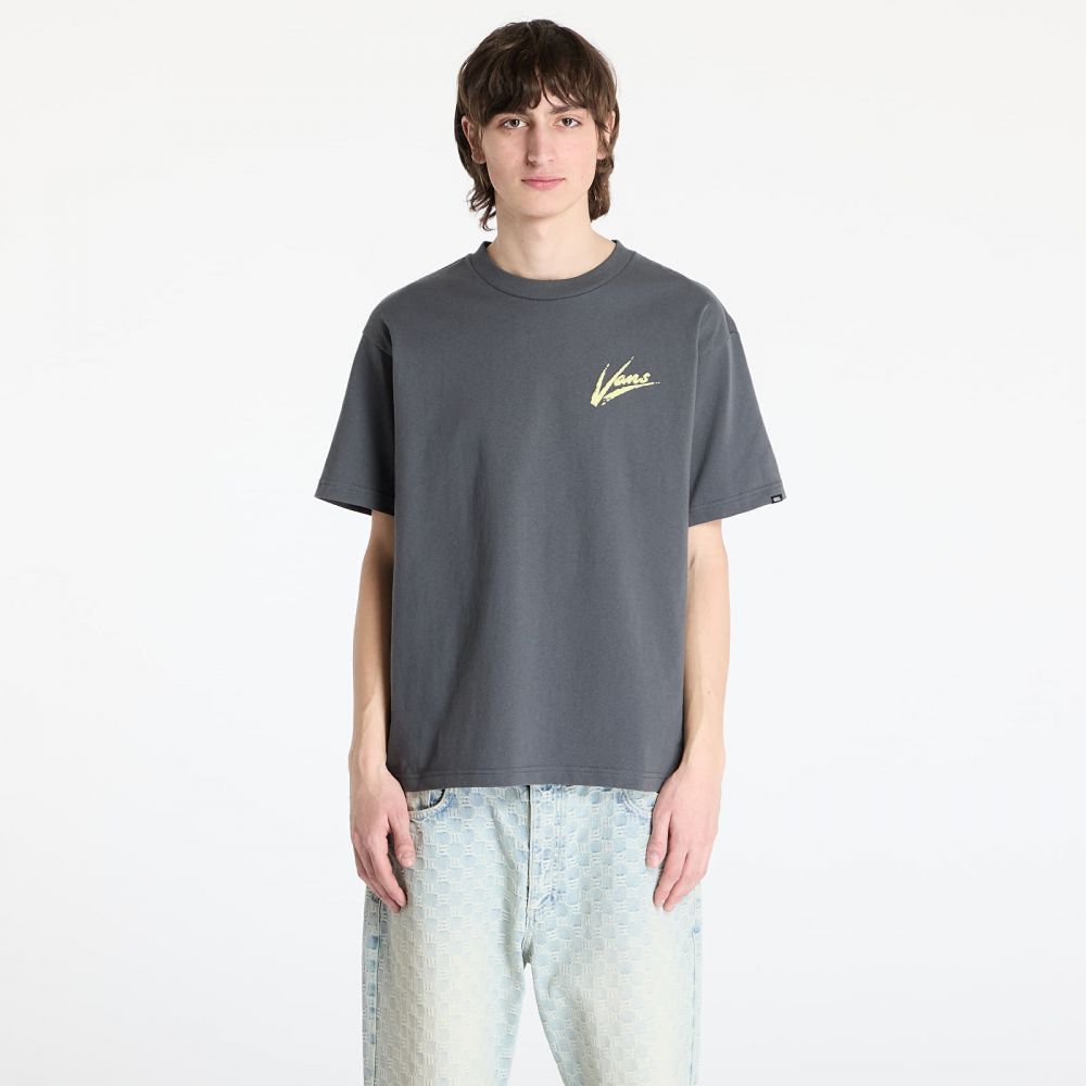 Tričko Vans Brush Script Loose SS Tee Asphalt/ Shadow XXL
