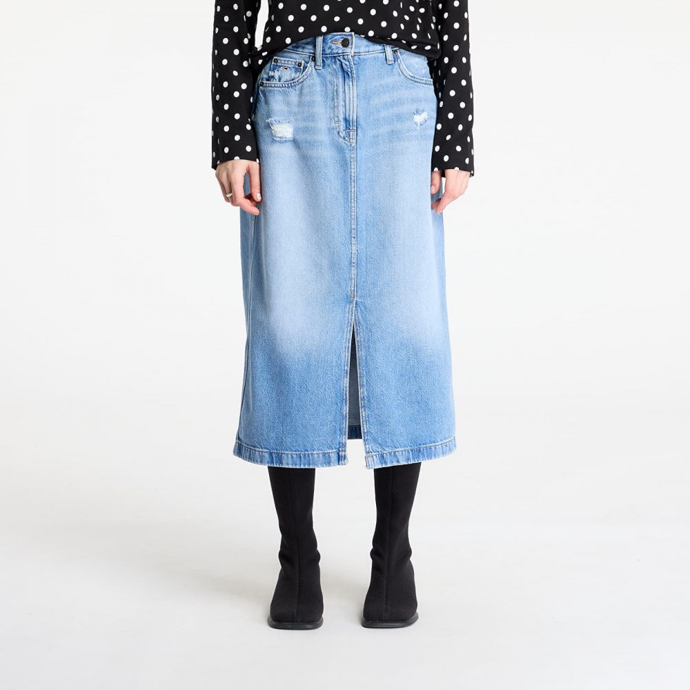 Tommy Jeans Claire Midi Skirt Denim 28