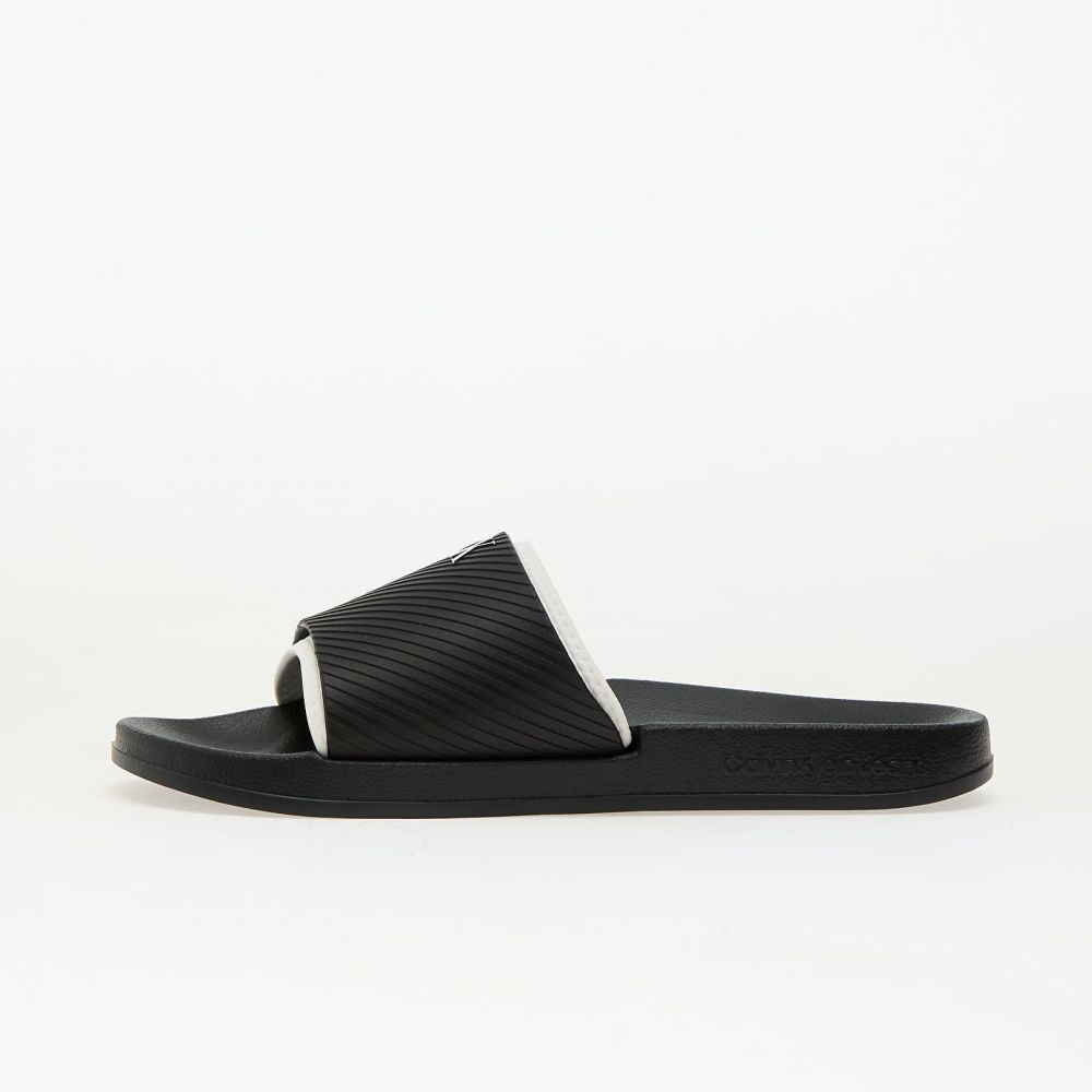 Tenisky Calvin Klein Jeans Slide Rubber Neopren Black EUR 44