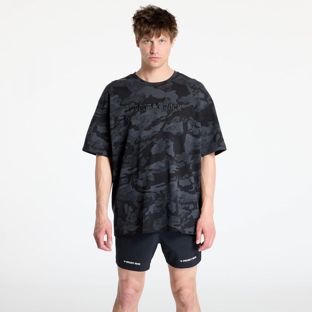 Tričko Under Armour Project Rock All Over Print T-shirt Black M