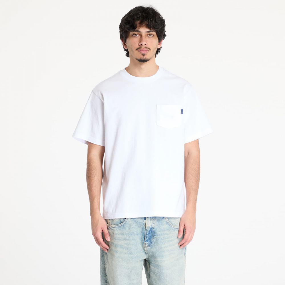 Tričko Awake NY Pocket SS Tee White M