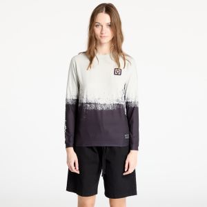 Tričko Horsefeathers W Quantum Ls Bike Jersey Silver Birch/ Black M