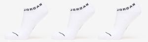Jordan Dri-FIT Everyday No-Show Socks 3-Pack White/ Black S