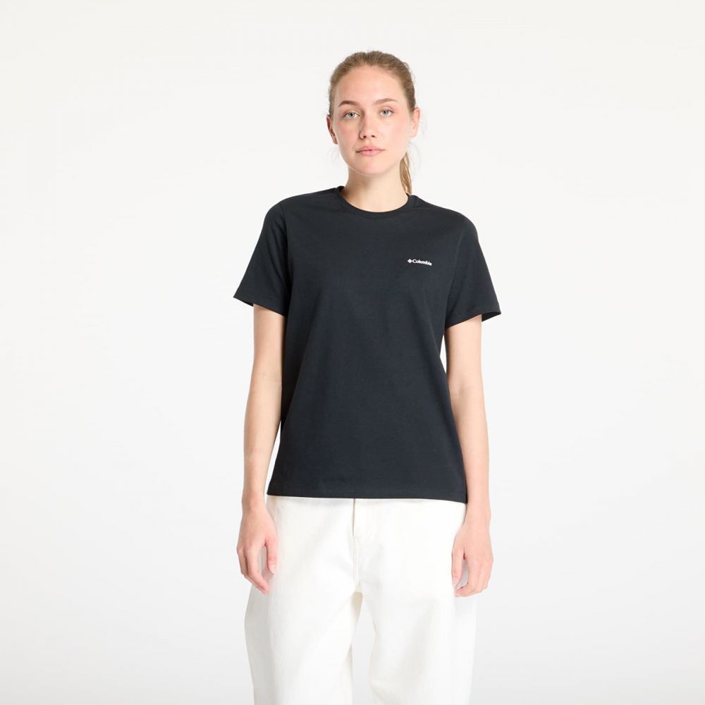 Tričko Columbia Boundless Beauty™ Logo Shortsleeve Tee Black/ Linear View XL