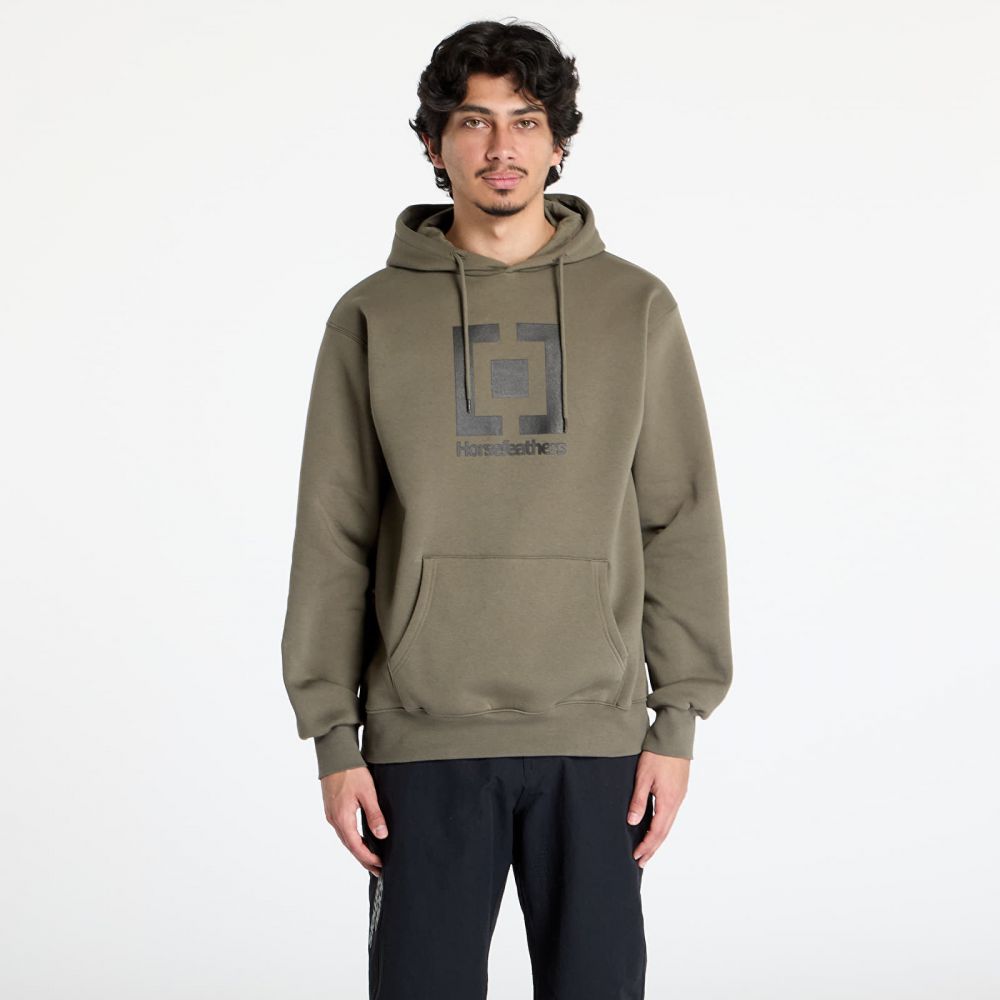 Mikina Horsefeathers Leader Sweatshirt Burnt Olive S
