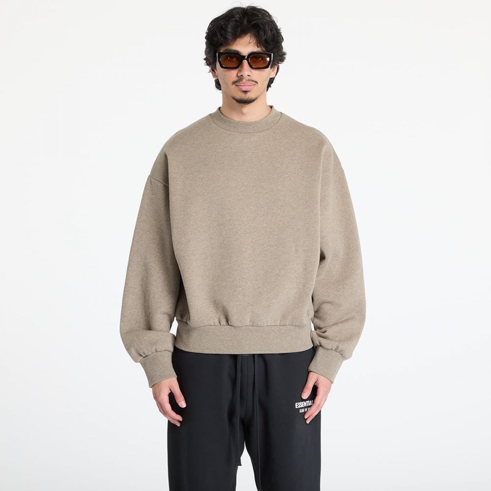 Mikina Fear of God Essentials Classic Fit Fleece Crewneck Homestead Heather XL