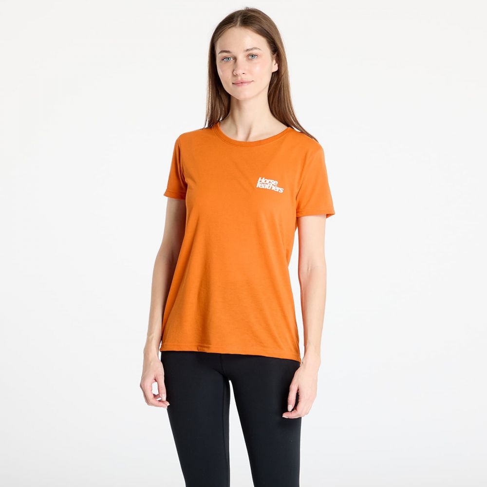Tričko Horsefeathers Leila II Tech T-Shirt Burnt Orange M