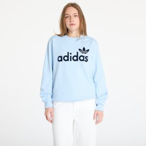 Mikina adidas Pinstripe Graphic Sweatshirt Blue/ Clear Sky/ Off White M