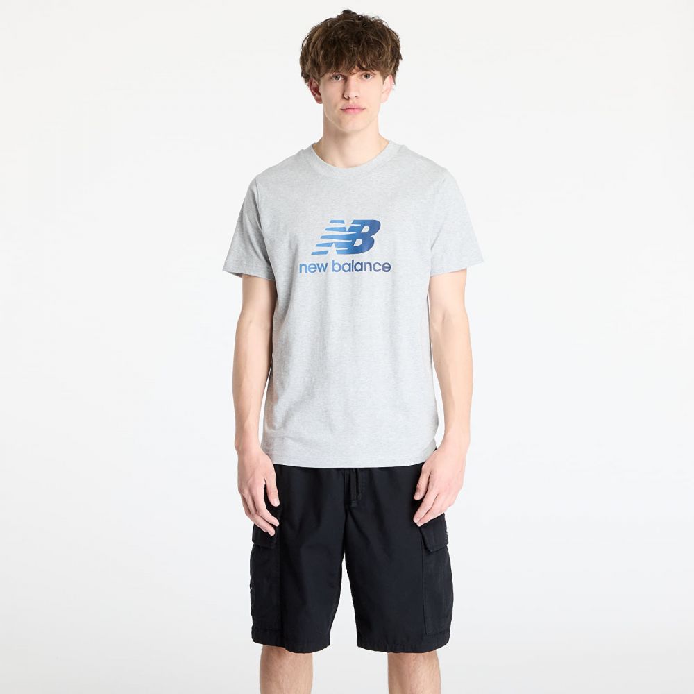 Tričko New Balance Sport Essentials Gradient Logo T-Shirt Grey L
