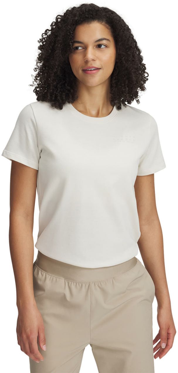 Tričko Under Armour HWT BRANDED CORE SS Tee Stone/ Stone M