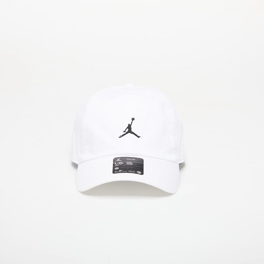 Šiltovka Jordan Club Unstructured Curved-Bill Hat White/ Black L/XL