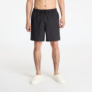 Plavky FRED PERRY Classic Swimshort Black/ Green XL