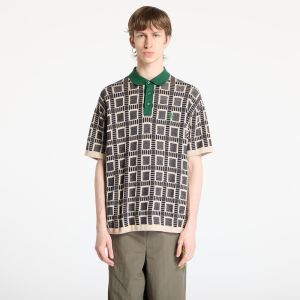 Tričko adidas x Brain Dead Knit Polo Brown/ Dust Sand M