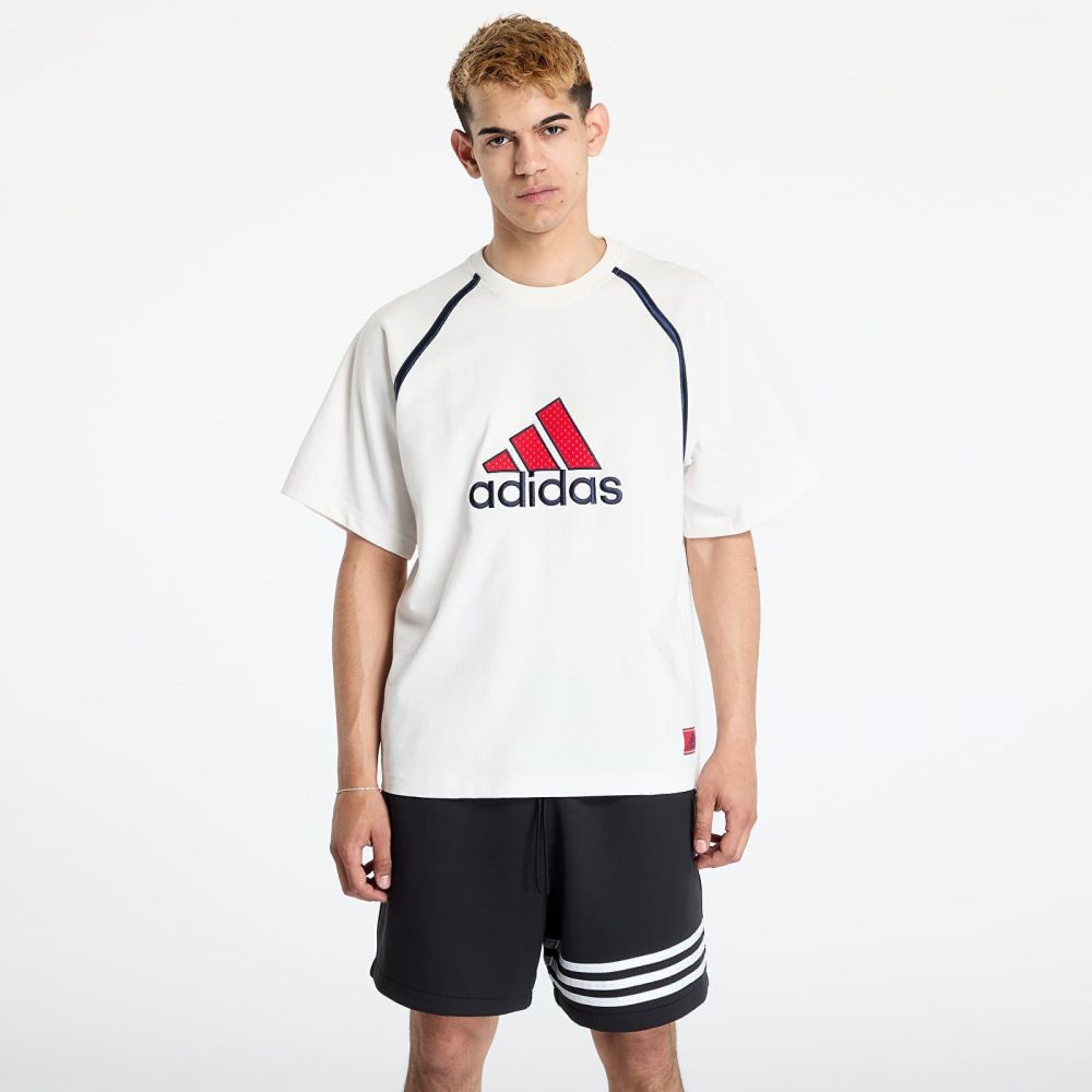 Tričko adidas Badge Tee Cloud White L