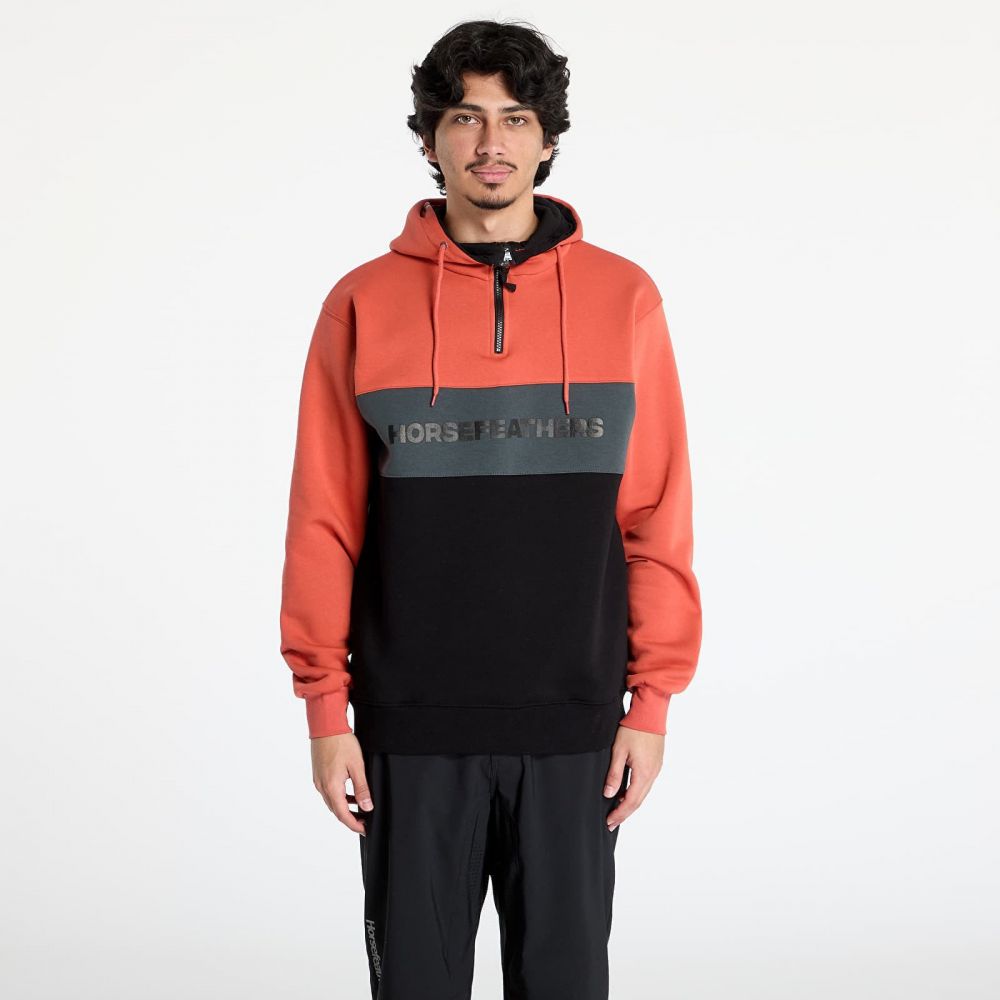 Mikina Horsefeathers Fulton Sweatshirt Ginger/ Black M
