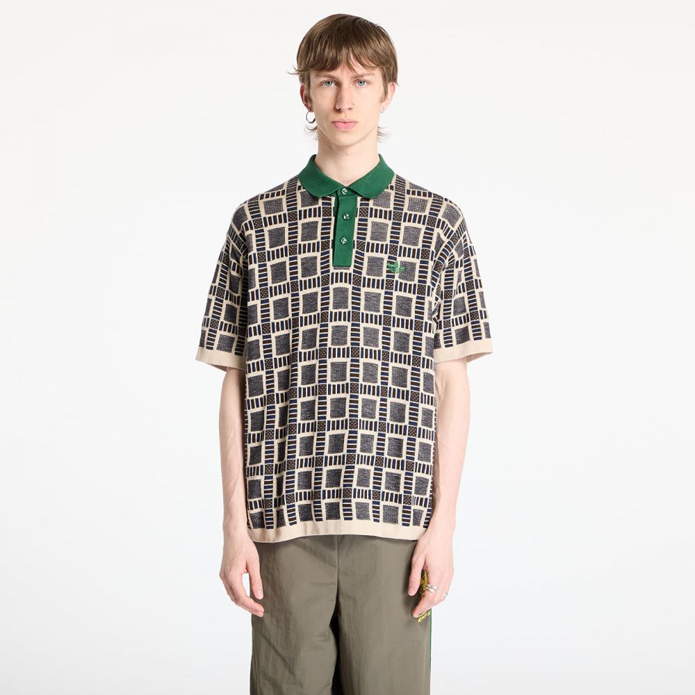 Tričko adidas x Brain Dead Knit Polo Brown/ Dust Sand L