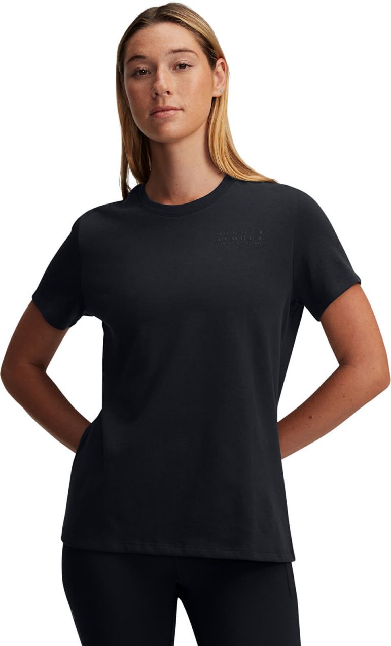 Tričko Under Armour HWT BRANDED CORE SS Tee Black/ Black S