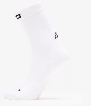 CEP Mid Cut Socks 5.0 White L