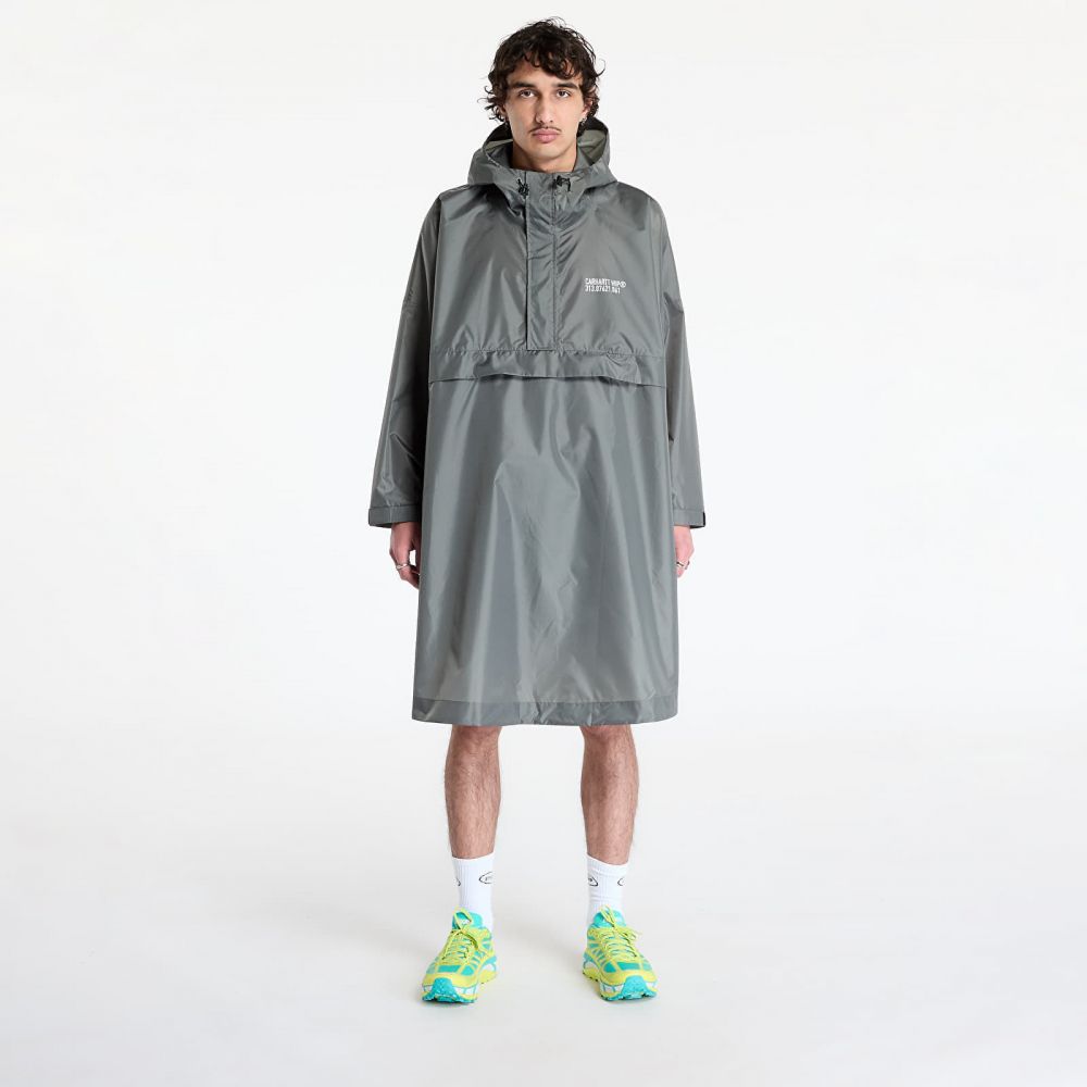 Carhartt WIP Tour Packable Rain Poncho Smoke Green/ Reflective L-XL