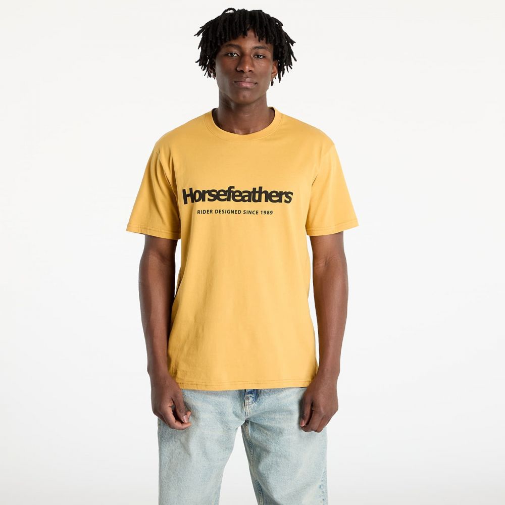 Tričko Horsefeathers Quarter T-Shirt Honey L