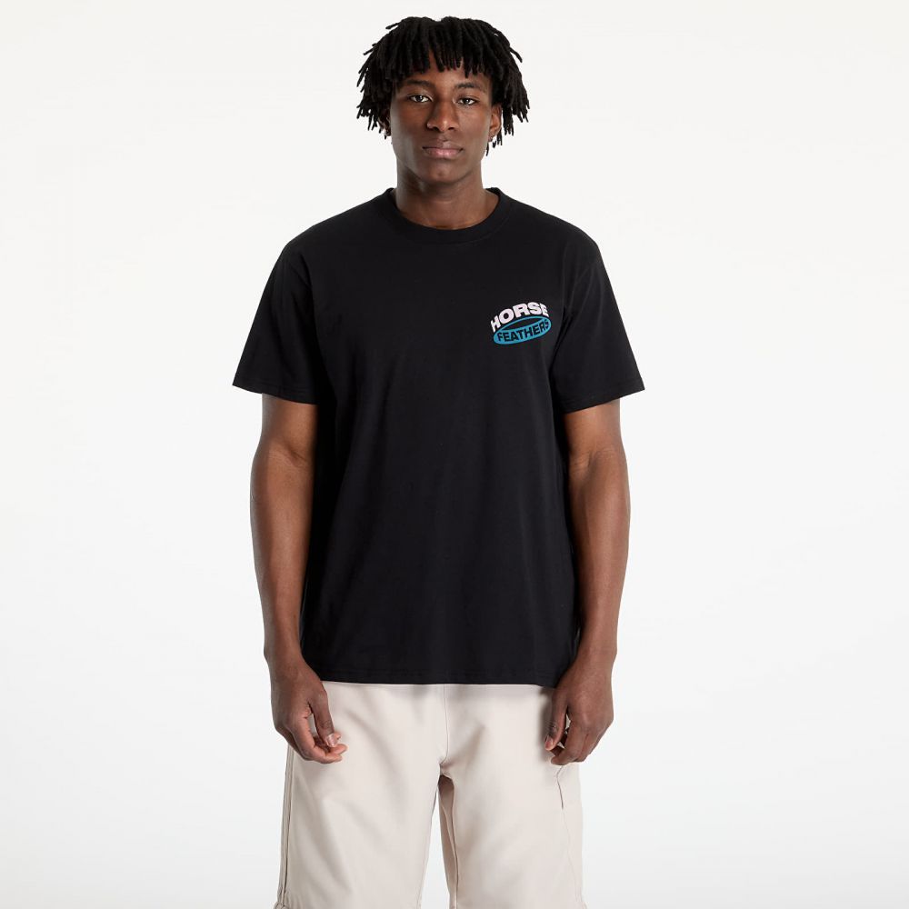 Tričko Horsefeathers Orbit T-Shirt Black L