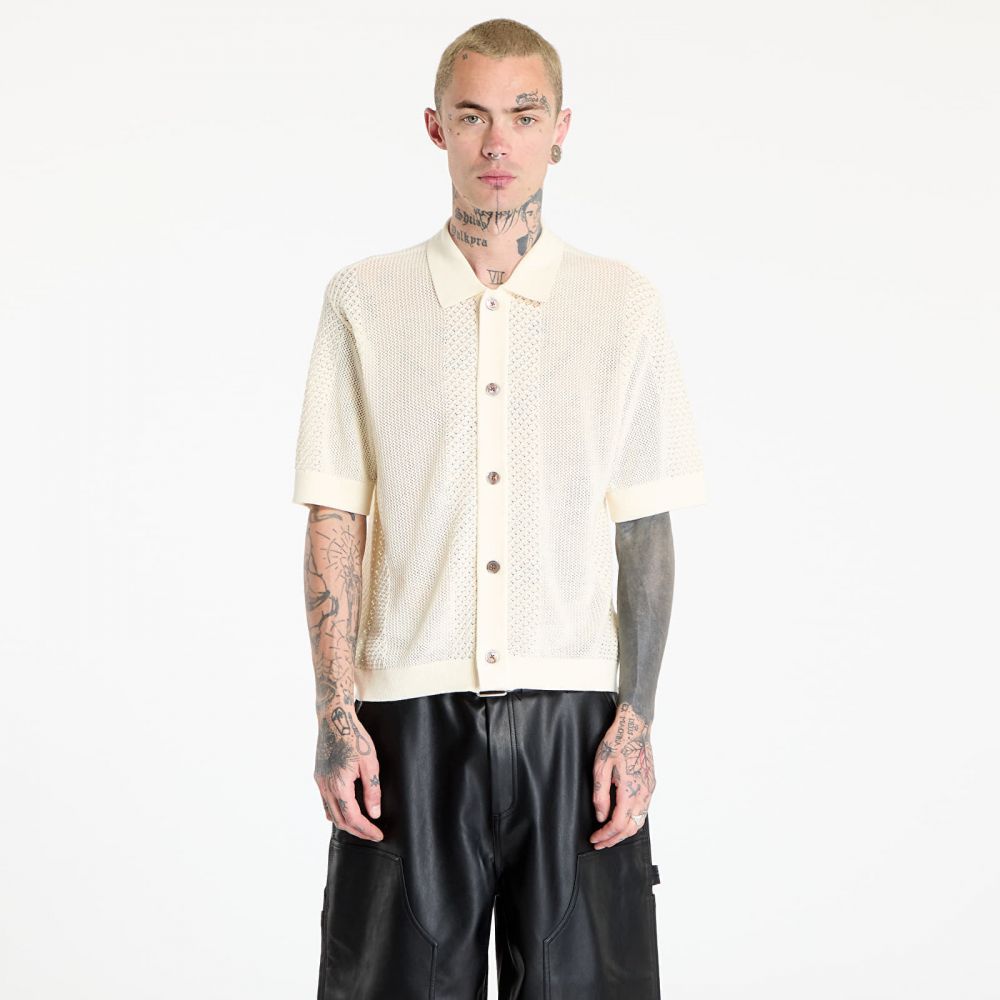 Svetr OBEY Evan Sweater Shirt Unbleached L