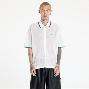 Košeľa adidas Button Down Knitted Shirt White/ Wonder White L