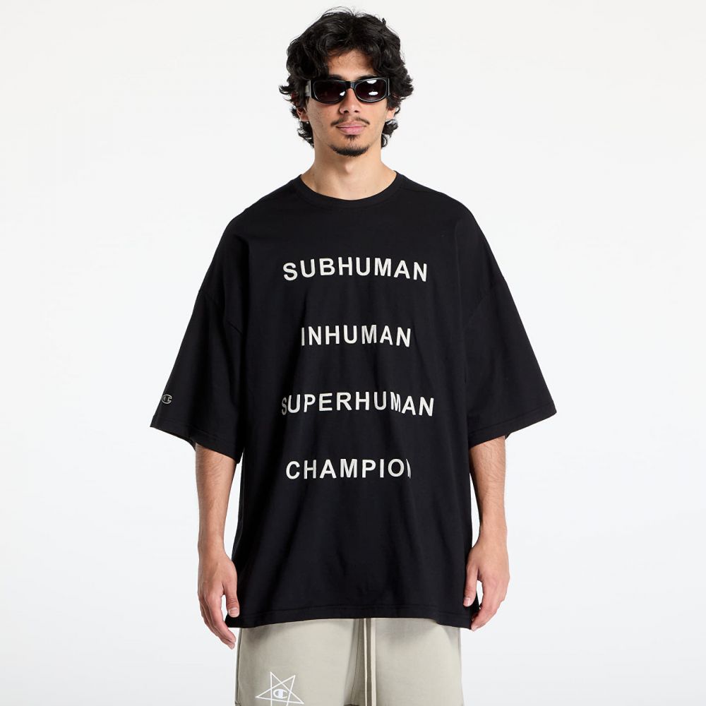 Tričko Rick Owens DRKSHDW x Champion Tommy Tee Black S