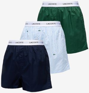 LACOSTE Boxer 3-Pack Overview/ White/ Green/ Navy S