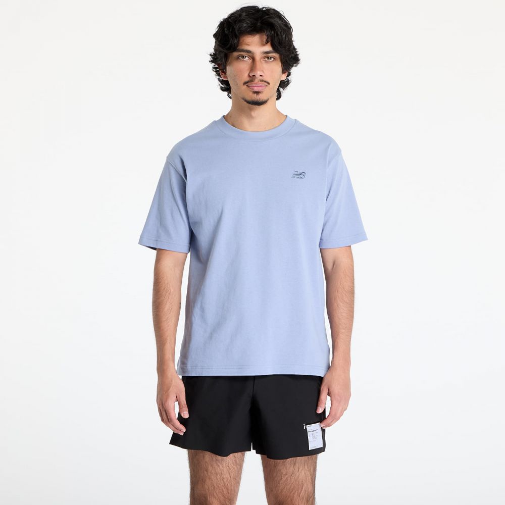 Tričko New Balance Athletics Cotton T-Shirt Dusk Shower L