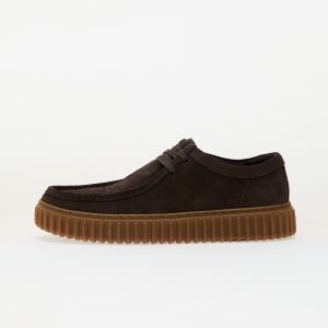 Tenisky Clarks Torhill Lo Dark Brown Suede EUR 44