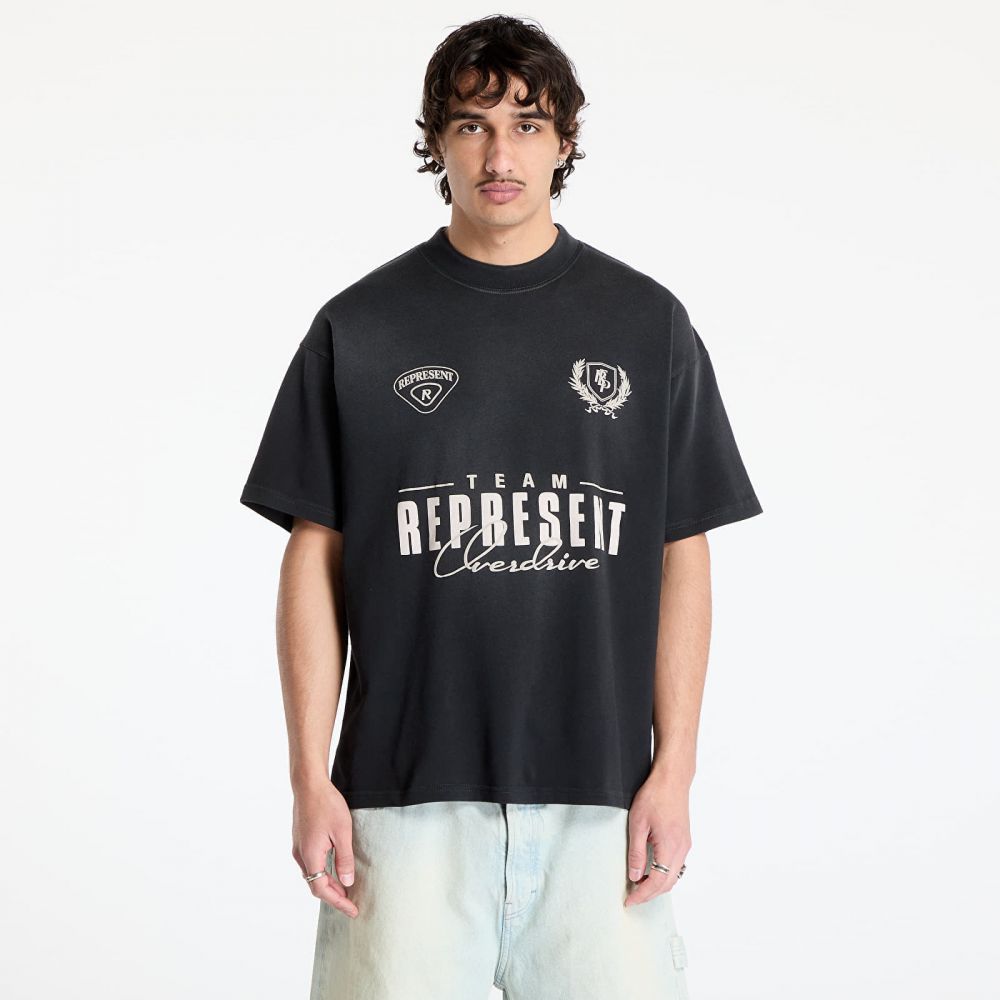 Tričko REPRESENT World Championship T-Shirt Stained Black XL