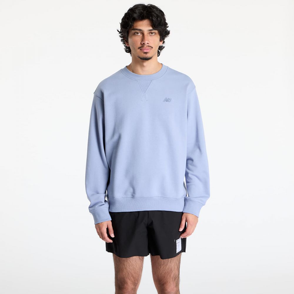 Mikina New Balance Athletics French Terry Crew Dusk Shower L