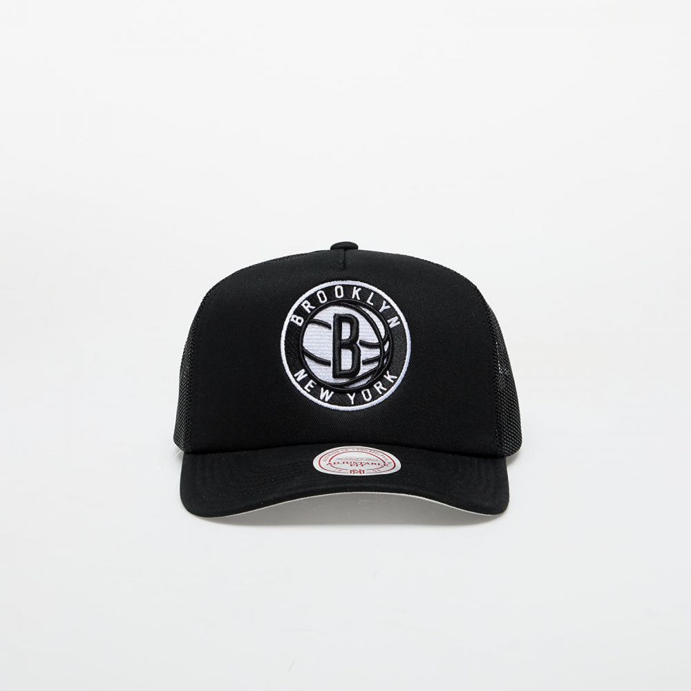 Šiltovka Mitchell & Ness NBA Evergreen Nets Trucker Cap Black Universal
