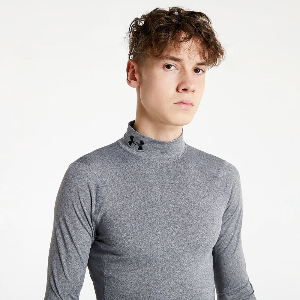 Tričko Under Armour Cg Armour Comp Mock Grey L