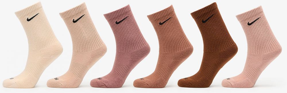 Nike Dri-FIT Everyday Plus Cushioned Training Crew Socks 6-Pack Multi-Color XL