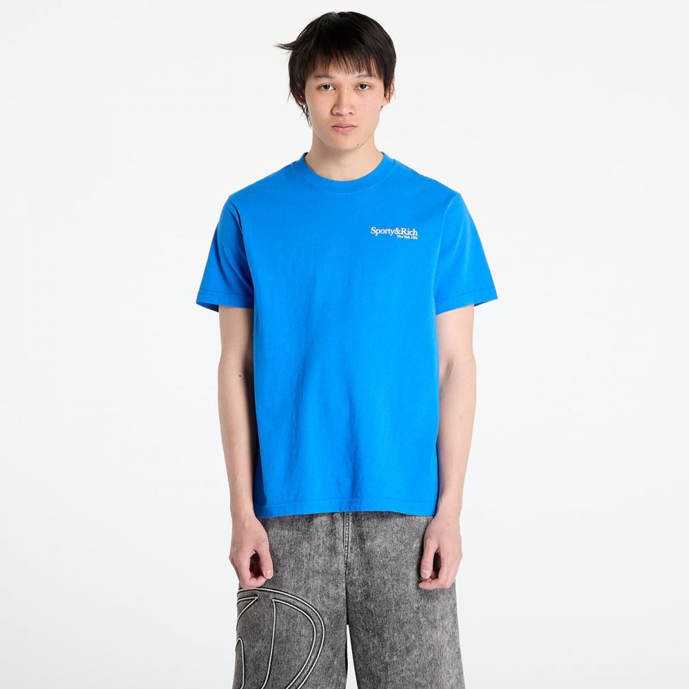 Tričko Sporty & Rich Health is Wealth T-Shirt Paris Blue M