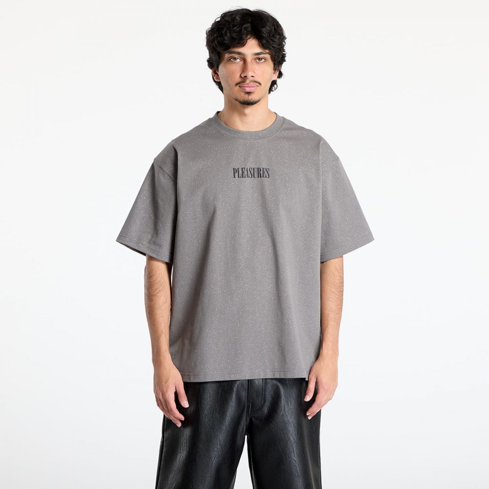 Tričko PLEASURES Onyx Glitter Shirt Grey S