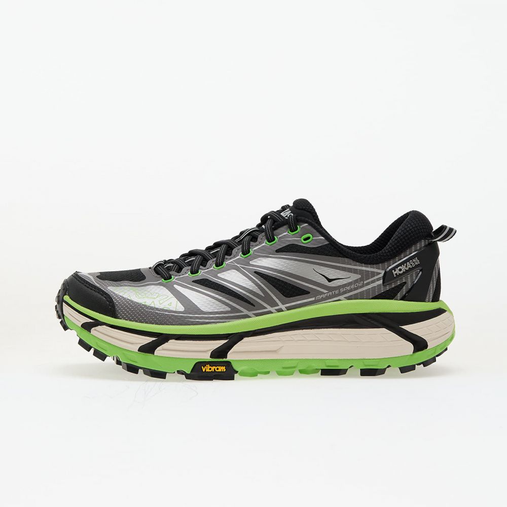 Tenisky Hoka® U Mafate Speed 2 Black/ Electric Green EUR 44