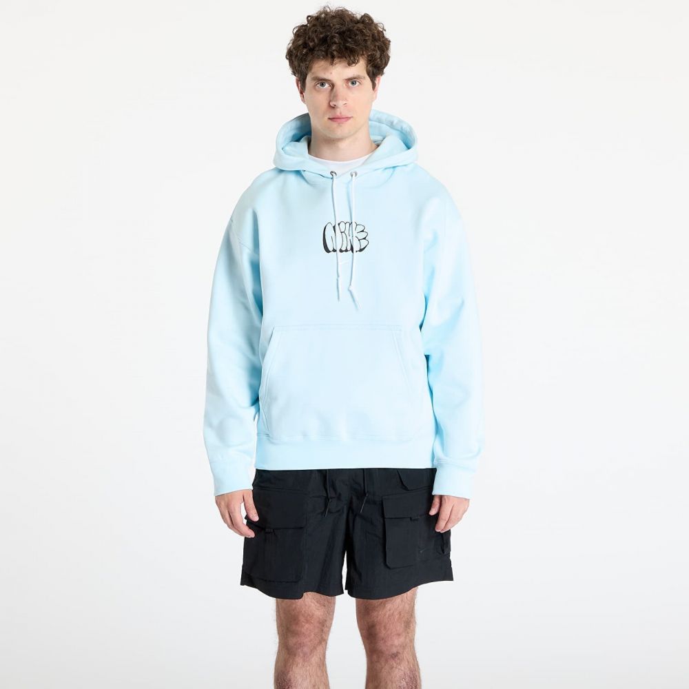 Mikina Nike Solo Swoosh Men's Fleece Hoodie Glacier Blue S