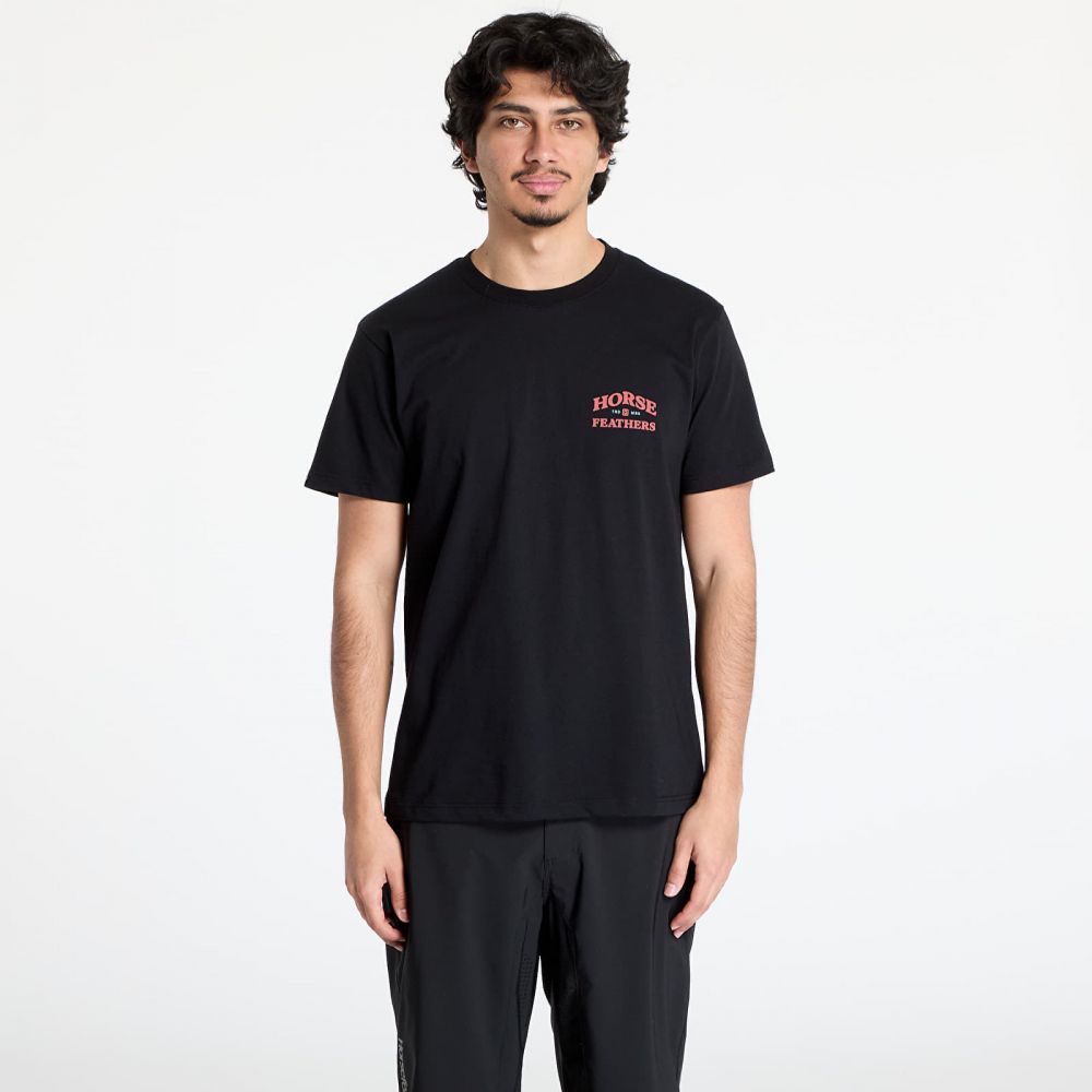 Tričko Horsefeathers Summit T-Shirt Black L