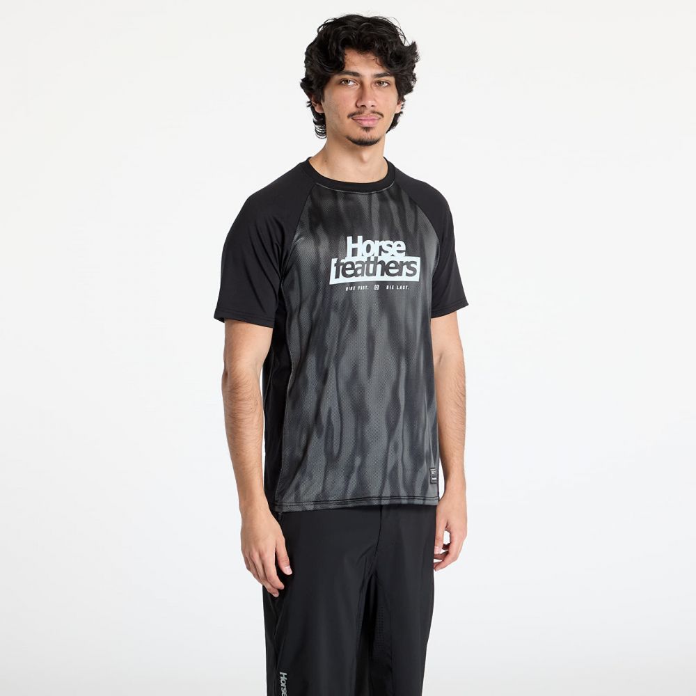 Tričko Horsefeathers Spike Bike Jersey Halftone/ Black M