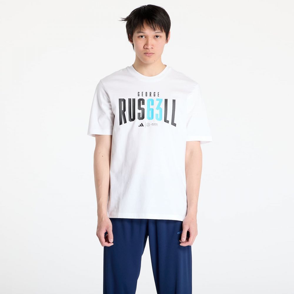 Tričko adidas x Mercedes AMG Petronas Formula One Team George Russell Tee White L